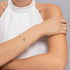 Rainbow White | Silver | Mermaid Glass Bead Bracelet